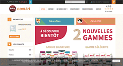 Desktop Screenshot of canutri.fr